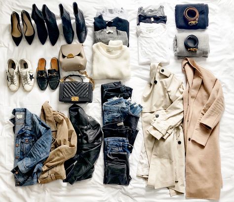 Packing Vacation, Capsule Fashion, Minimalist Moda, Vacation Fashion, Capsule Wardrobe Essentials, Travel Capsule Wardrobe, Vacation Wardrobe, Minimalist Capsule Wardrobe, Fashion Jackson