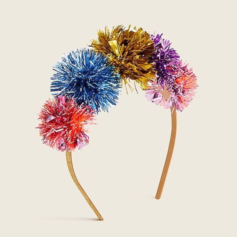 Pom Pom Headband, Girls Headbands, Hair Accessories Headbands, Girls Shopping, Dandelion, For Girls, Pom Pom, J Crew, New Arrivals