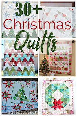 Make a Christmas quilt this holiday season with this list of over 30 quilt projects. There is a selection of free tutorials as well as patterns for sale. Holiday Quilt Block Patterns, Christmas Quilt Free Patterns, Small Christmas Quilts, Modern Christmas Quilt Patterns, Beginner Christmas Quilt, Christmas Quilt Patterns Free Holidays, Christmas Quilts Patterns, Layer Cake Christmas Quilt Patterns, Christmas Quilting Projects Free