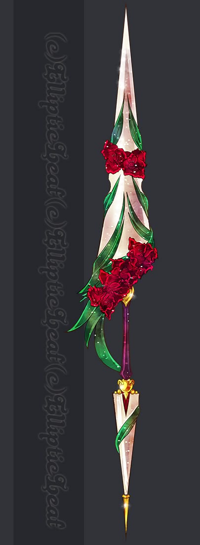 -FloralStone- 3/12 -GLADIOLUS- by EllipticAdopts on DeviantArt Fantasy Items, Magical Items, Arm Jewelry, Magic Items, Rwby, Anime Outfits, Character Concept, Swords, Character Ideas