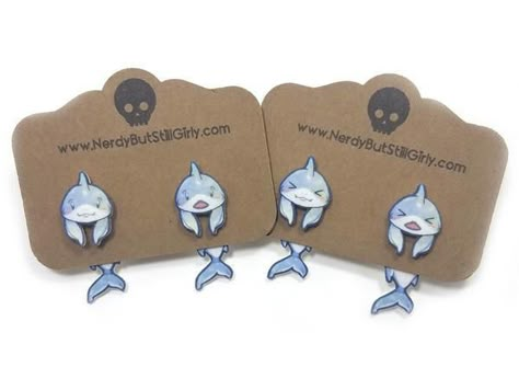 Shark Themed Items, Shark Earings, Shark Things, Shark Clothes, Shark Outfit, Shark Accessories, Shark Stuff, Shark Pictures, Weird Jewelry