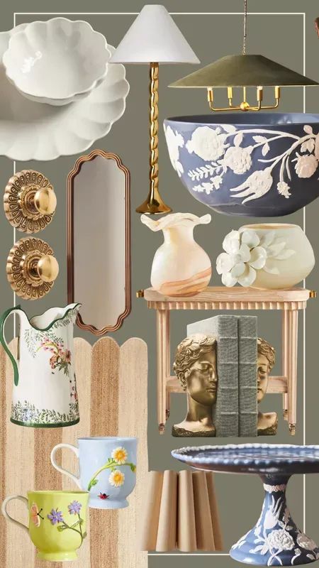 Some Anthropologie home picks - kitchen decor, home decor, rug and more🤍 #LTKhome Anthropology Inspired Home, Anthropologie Home Aesthetic, Anthropologie Home Ceramics, Anthropologie Home Decor Inspiration, Tired Tapered Chandiliers Like Anthropologie, Anthropologie Interior, Anthropology Home, Anthropologie Serveware, Anthropolgie Vase