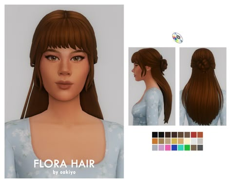 Tumblr Sims 4, Sims 4 House Design, Sims Four, Los Sims, Sims Hair, Best Sims, Super Long Hair, Long Hair With Bangs, Sims 4 Cas