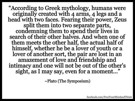 Two Faces, Greek Mythology, Soulmate, Human