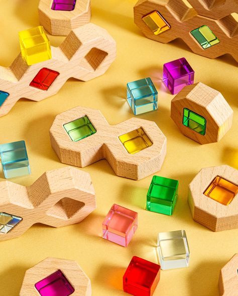 Engaging & Educational 🧩 The Austin Block set includes a mix of colorful lucite gemstones and plain wooden stacking cubes in various sizes. Children can use them to build structures or as a puzzle to promote cognitive development, fine motor skills, and spatial awareness! #maisonrue #maisonruekid #openendedplay #woodentoy #woodtoy #montessori #montessoriactivity #playtolearn Open Ended Play Toys, Modular Toys, Spatial Awareness, Playbased Learning, Cube Toy, Open Ended Play, Material Textures, Cognitive Development, Montessori Activities