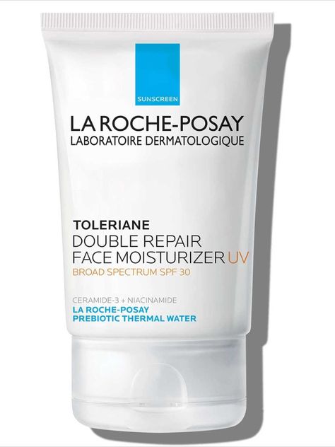 Laroche Posay Skincare, Double Repair Moisturizer, Sunscreen For Dry Skin, Spf Face Moisturizer, Facial For Dry Skin, Spf Face, Moisturizer For Sensitive Skin, Healthy Microbiome, Dry Skin On Face