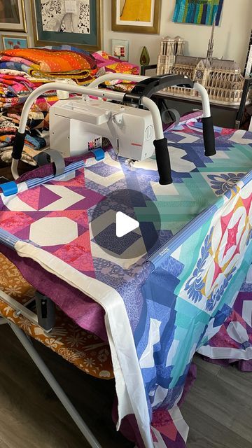 New Joy Quilting Frame, How To Build A Quilting Frame, Grace Company Quilting, Cutie Quilting Frame, Diy Quilting Frame For Sewing Machine, Grace Quilting Frame, Cutie Frame, Homemade Quilts, Quilting Frames