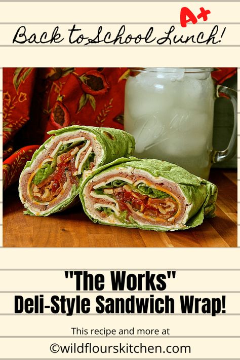 Deli Meat Sandwiches, Deli Style Sandwiches, Turkey Lunch Meat, Sandwich Wraps Recipes, Sandwich Wrap, Sandwich Wraps, Deli Sandwiches, Meat Sandwich, Deli Style