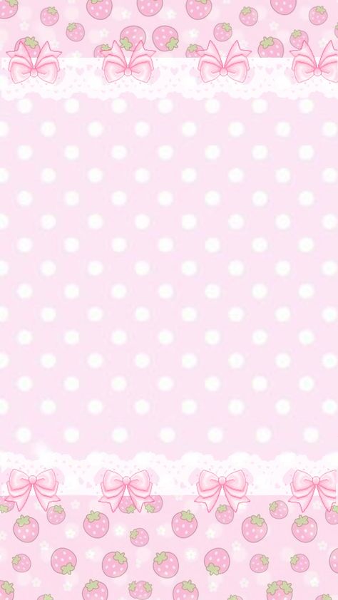 Pink Bg, 헬로키티 배경화면, Image Princesse Disney, L Wallpaper, Kawaii Background, Iphone Wallpaper Kawaii, Kawaii Core, 패턴 배경화면, Dots Wallpaper