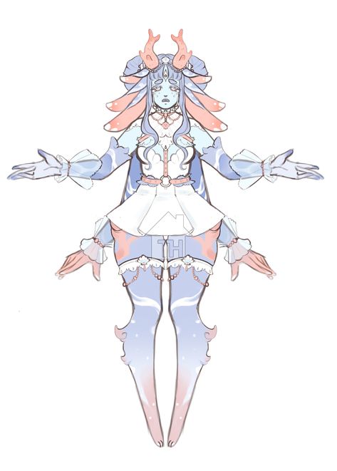 Sea Slug Character Design, Alien Oc Female, Manta Ray Oc, Sea Angel Character Design, Sea Angel Oc, Scene Pose Reference, Aquatic Character Design, Aquatic Oc, Deity Oc