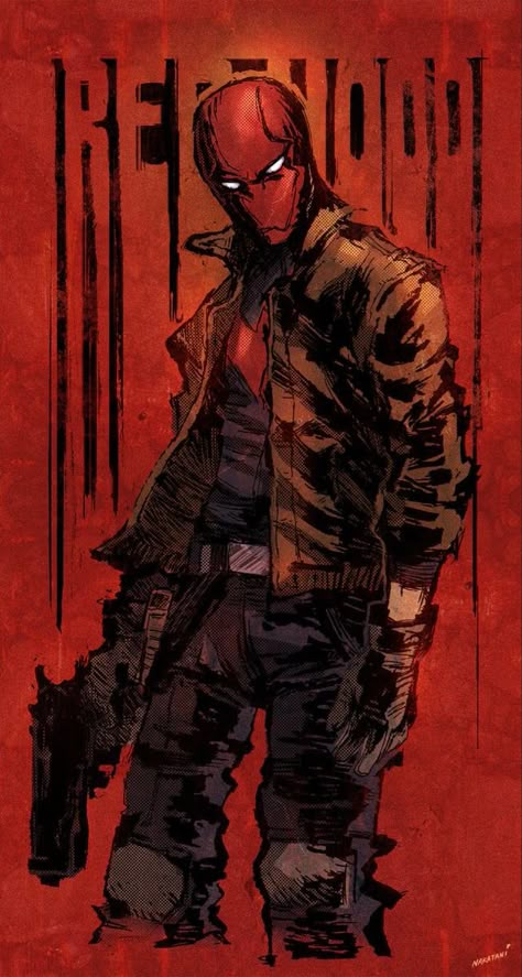 Red Hood Wallpaper, Jason Todd, Red Hood, Batman, Deviantart, Boots, Red, Art