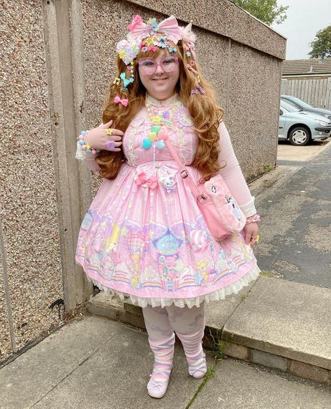 Plus Size Harajuku Fashion, Decora Fashion, Plus Size Kawaii, Fairy Kei Fashion, Soft Girl Style, Kawaii Outfit Ideas, Kei Fashion, Lolita Outfits, Teddy Boys