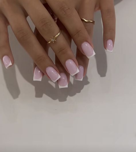 White Tip Nails, Work Nails, French Tip Acrylic Nails, French Acrylic Nails, Classy Acrylic Nails, Short Square Acrylic Nails, Classic Nails, Nails Black, Abstract Designs