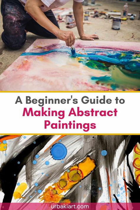 Abstract Art Supplies, How To Abstract Paint Step By Step, Abstract Painting Prompts, How To Paint Abstract Art Step By Step, Abstract Art Tutorials Step By Step, Abstract Acrylic Painting Tutorials, How To Abstract Paint, Diy Canvas Art Painting Abstract, Abstract Art Inspiration Creativity