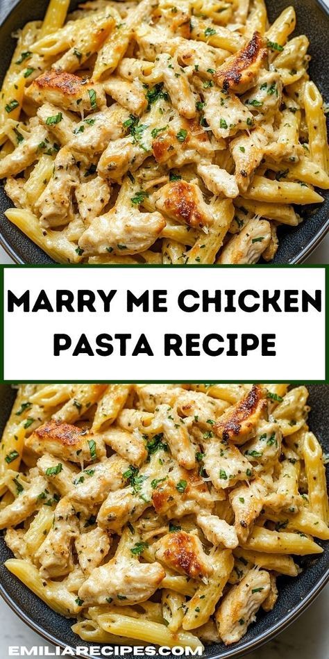 Romantic Dinner Ideas, Birthday Dinner Recipes, Marry Me Chicken Pasta, Weekly Dinner Menu, Marry Me Chicken, Sunday Dinner Recipes, Romantic Dinner Recipes, Pasta Dinners, Pasta Dinner Recipes