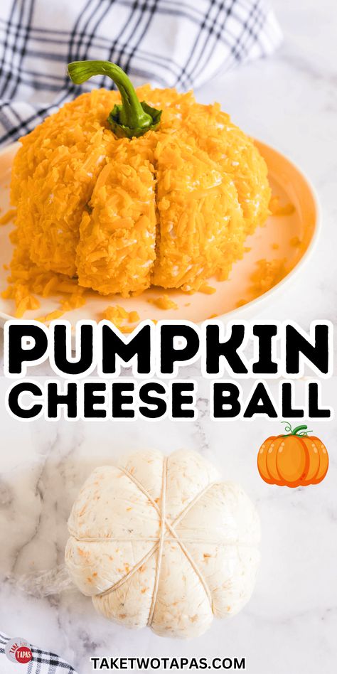 How to Make a Festive Pumpkin Cheese Ball Pumpkin Cheese Ball Recipe, Pumpkin Cheese Ball, Turkey Cheese Ball, Fun Halloween Party Food, Edible Crafts, Fall Festivities, Pumpkin Cream Cheeses, Cheese Ball Recipes, Thanksgiving Appetizers