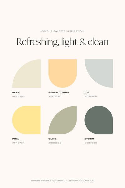 Five Nature-Inspired Colour Palettes for your Brand or Squarespace Website – Squarebase Templates Colour Template, Yoga Branding Design, Office Redesign, Website Color Palette, Modern Colours, Yoga Branding, Color Design Inspiration, Spring Colours, Branding Process