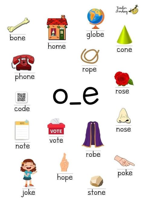 Long E Phonics, A-e Words, Magic E Words Worksheet, Long Vowel O Worksheets, Magic E Worksheet, Long O Worksheets, Silent E Worksheets, Phonics Blends Worksheets, Long A Words