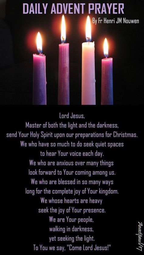 Pinterest Advent Catholic, Christmas Prayers, Advent Prayers, Henri Nouwen, Hear Your Voice, Catholic Christmas, Christmas Prayer, Advent Activities, Advent Season