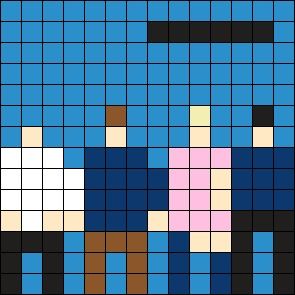 14x14 Pixel Art, 14x14 Perler Bead Patterns, Bead Things, Melty Bead Designs, Easy Perler Beads Ideas, Types Of Patterns, Beads Ideas, Kandi Patterns, Melty Beads