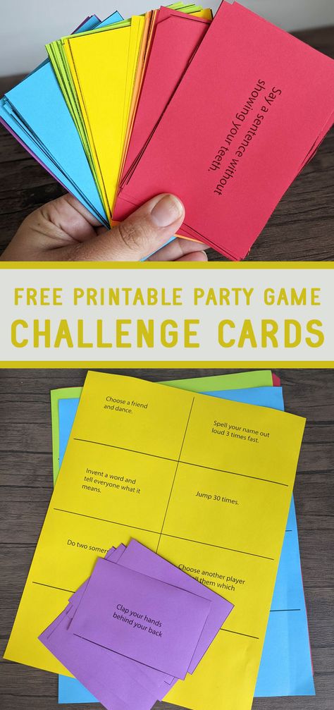 Birthday Craft Activities, Birthday Challenge Ideas, Birthday Party Challenges, Girls Birthday Party Activities, Party Challenges, Printable Challenge, Farewell Ideas, Kids Birthday Party Activities, 31 Birthday