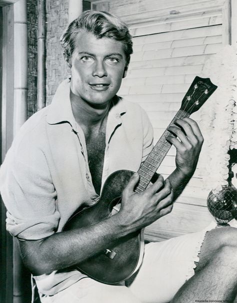 Troy Donahue in Hawaiian Eyes Troy Donahue, Suzanne Pleshette, Helen Of Troy, Blake Edwards, Oliver Stone, Sandra Dee, John Waters, Celebrity Culture, Tin Man