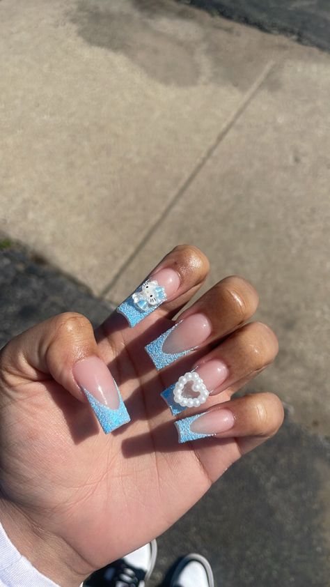 Light Blue Hello Kitty Nails, Medium Hello Kitty Nails, Brown Hello Kitty Nails, Blue Hello Kitty Nails, Black Hello Kitty Nails, Hello Kitty Acrylics, Promotion Nails, Hello Kitty Nails Acrylic, Hello Kitty Acrylic Nails