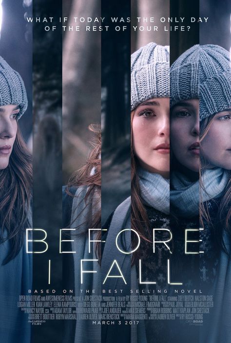 Tam Film, Before I Fall, Lauren Oliver, Beau Film, Film Trailer, Film Netflix, Jennifer Beals, The Lunar Chronicles, Zoey Deutch