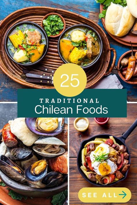 Chilean Food, Visit Chile, Argentinian Food, South American Recipes, Chile Recipes, Chilean Recipes, Latin American Food, Popular Dishes, Around The World Food