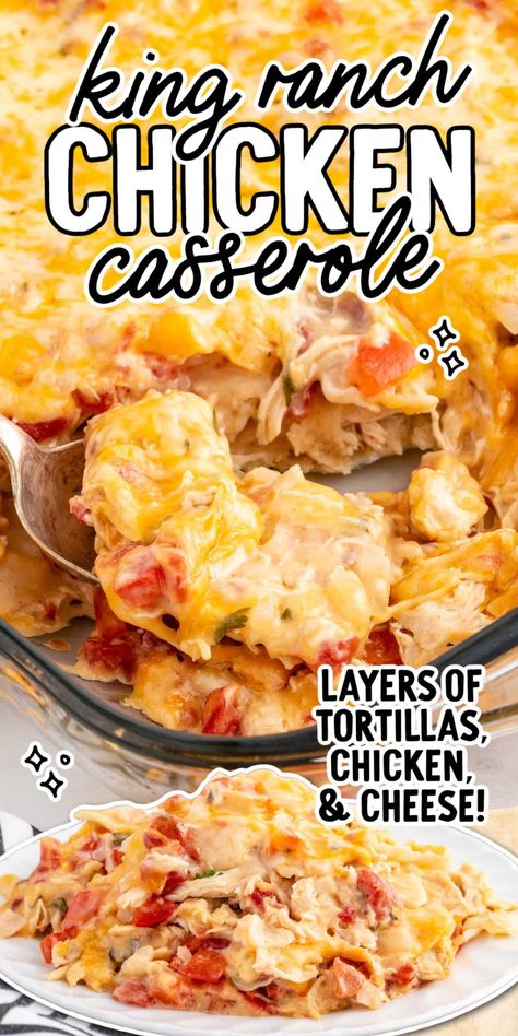 Leftover Ranch Chicken Recipes, Texas Chicken Casserole, King Chicken Casserole, King Ranch Chicken Casserole Easy Rotel, King Ranch Casserole Chicken, Keto King Ranch Chicken Casserole, Mexican Chicken Casserole With Tortillas, King Ranch Chicken Casserole Pioneer Woman, Texas Ranch Chicken Casserole