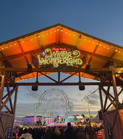 #winterwonderland #london #uk #aesthetic London Uk Aesthetic, Winter Wonderland Hyde Park, Christmas Core, Uk Aesthetic, Winter London, Winter Pictures, Hyde Park, London Uk, Winter Wonderland