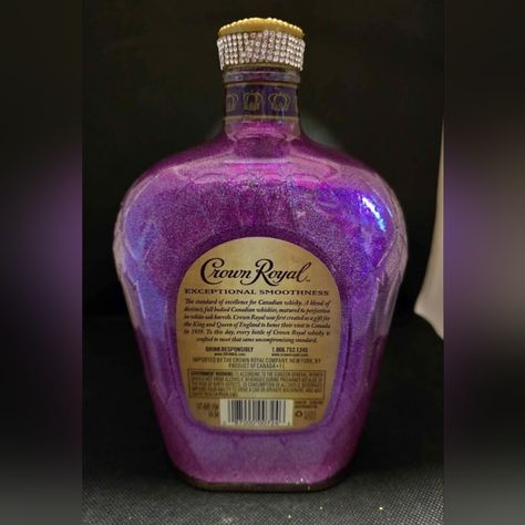 Decorative Crown Bottle Crown Bottle, Bottles Decoration, Color Purple, Home Accents, Accent Decor, Crown, Purple, Color