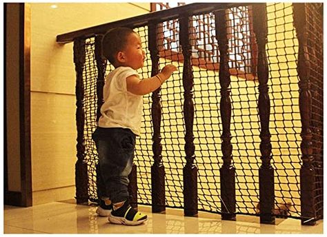 Stair Net,Baby Child Safety Net Kids Protection Fence Balcony Net Decor Climbing Woven Rope Truck Cargo Trailer Netting Net Mesh Rail Banister Stair Nets,for Playground Children Indoor Decoration Yard Balcony Net, Fence Balcony, Baby Net, Mosquito Protection, Truck Cargo, Safety Net, Indoor Decoration, Cargo Trailers, Child Safety