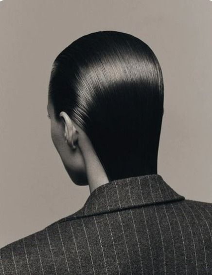 Editorial Hair Look Slicked Back Hairstyles, Slick Back Hair, Yantai, Editorial Hair, Beauty Marketing, Hairstyles For Layered Hair, Slick Back, Slicked Back Hair, Work Hairstyles