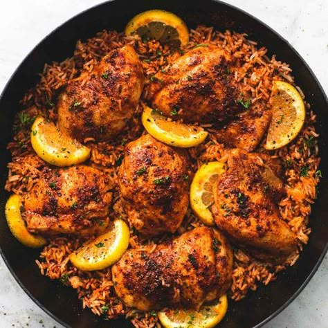 Spanish Chicken Recipes, Spanish Chicken And Rice, Spanish Chicken, Rice Recipes For Dinner, Spanish Dishes, Spanish Recipes, Dinner Food, Chicken And Rice, Spanish Food