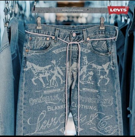 Levi’s jeans new custom laser design Laser Print Denim, Calgary Stampede Outfits, Stampede Outfit, Laser Design, Denim Texture, Denim Print, Denim Art, Denim Day, Upcycle Jeans