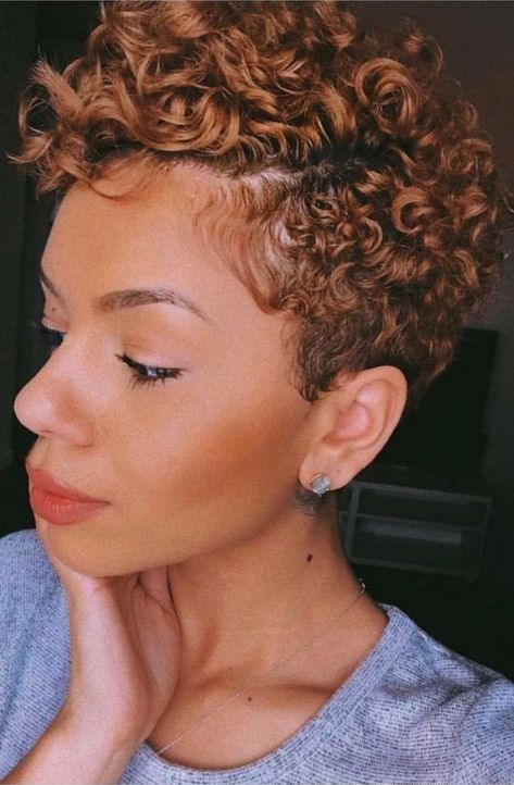 30 Pixie Cut Hairstyles for Black Women | Black Beauty Bombshells Black Pixie, Tapered Natural Hair, Short Curly Hairstyles, Natural Hair Cuts, Natural Hair Short Cuts, Cut Hairstyles, Short Sassy Hair, Curly Pixie, Short Curly Haircuts