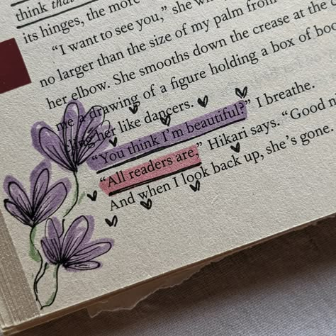 This week has been a lot but at least my books have been keeping me company. 🙃 Between real-life chaos and cozy reading sessions, I've been going a little wild with the highlighters and notes! Dropping some of my favorite random thoughts and quotes—because we all know the best way to process emotions is through a good book, right? 💭 What’s been keeping you all sane this week? 📖✨ Books mentioned: 1,2,3,4: The Spellshop 5: throne of glass 6,8: a novel love story 7,10 : I fell in love with h... Gifting Books Quotes, Highlight Book Quotes, Highlighting Books Ideas, Book Quotes Highlighted, Annotating Doodles, Annotation Doodles, Highlighting Books, Book Highlight, Book Goals