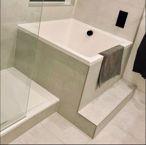 Handmade in somerset Two Person Tub, Deep Bathtub, Square Bath, Japanese Soaking Tubs, Japanese Bath, White Tub, Deep Soaking Tub, Wet Room, Tub Surround