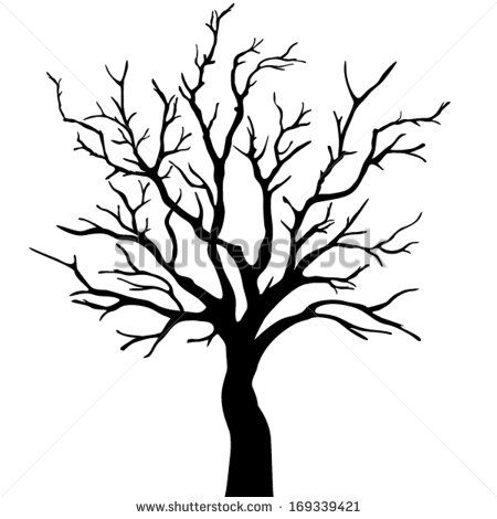 Tree Outlines Stock Photos, Images, & Pictures | Shutterstock Boom Kunst, Tree Outline, Tree Stencil, Vector Trees, Bare Tree, Silhouette Stencil, Tree Silhouette, Tree Drawing, Tree Tattoo