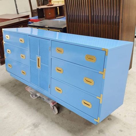 Painted Campaign Dresser, Cabinet Moulding, Lacquered Dresser, Lacquered Furniture, Bamboo Dresser, Lacquer Dresser, Campaign Dresser, Cabinet Molding, Lacquered Walls