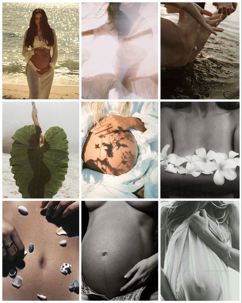 Mood board for a pregnancy shoot Pregnancy Mood Board, Creative Maternity Shoot Ideas, Kylie Core, Pregnancy Aesthetic, Pregnancy Fits, Cute Pregnancy Pictures, Pregnancy Pictures, Maternity Photoshoot Outfits, Baby Moon