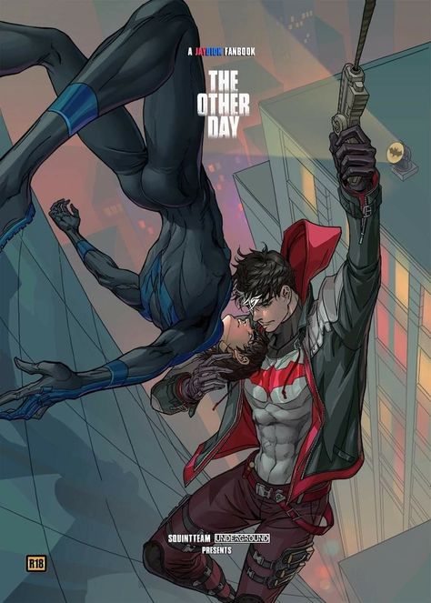 Jason Todd X Nightwing, Night Wing X Red Hood, Nightwing X Deathstroke, Night Wing And Red Hood, Slade X Nightwing, Nightwing X Red Hood, Jaydick Fanart, Nightwing And Red Hood, Redhood Nightwing