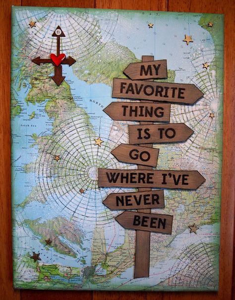 Travel Scrapbook Pages, Travel Journal Scrapbook, Adventure Quotes, Scrapbook Journal, Travel Themes, Travel Scrapbook, Simon Says, Simon Says Stamp, Travel Tattoo