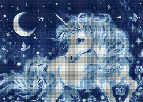 Alpha pattern #118167 | BraceletBook Unicorn Alpha Pattern, Alpha Pixel, Unicorn Pixel Art, Unicorn Cross Stitch, C2c Patterns, Perler Pattern, Beaded Patterns, Beads Designs, The Last Unicorn