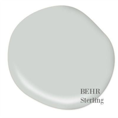 BEHR Sterling paint color is a gorgeous muted blue-grey with a tranquil and serene timeless feel. I used it in our laundry room and love it! Hello Lovely Studio. Sterling Paint Color, Behr Sterling, Laundry Room Simple, Boss Bedroom, Tranquil Interior, Gustavian Decor, Victorian Dressers, Diy Laundry Room, French Ideas