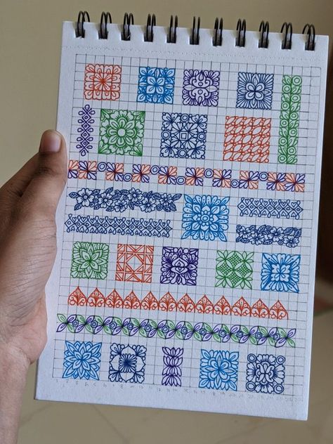 Easy Graph Paper Doodles, Graph Paper Mandala, Dot Paper Drawings Doodles, Graph Paper Doodles, Graph Paper Drawings Doodles, Graph Paper Drawings Easy, Graph Paper Designs, Mandala Doodle, Easy Mandala Drawing