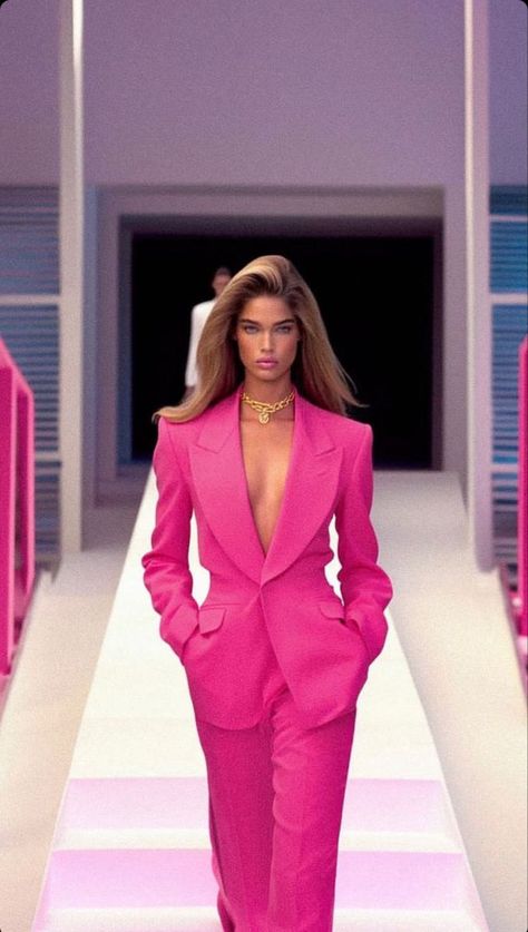 Girl Boss Outfit, Money Dress, Girls Attire, Pink Suit, Pink Outfits, Event Dresses, Luxury Outfits, Runway Fashion, Streetwear Fashion