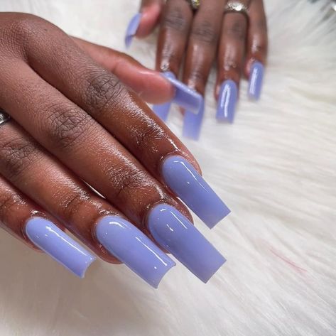 Nail Tech✨Mandy on Instagram: “Periwinkle💜💙@nailzby.mandy . . . . . #atl #atlanta #atlantahairstylist #atlmua #atlnailtech #atlnails #newyork #newpost #nails #explore…” Periwinkle Quince, Periwinkle Acrylic Nails, Periwinkle Nails, Quince Nails, Work Nails, 3d Nail Art, Long Acrylic Nails, 3d Nails, Nail Tech