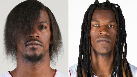 ‘Emo’ Jimmy Butler sports new hairstyle at Heat media day Jimmy Butler Emo Hair, Jimmy Butler Pfp, Jimmy Butler Funny, Austin Butler Jimmy Kimmel, Jimmy Butler Miami Heat, Salad Shop, Emo Haircuts, Hair 360, Jimmy Butler